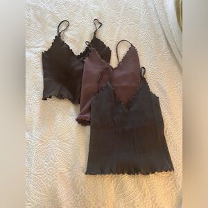 3 Free People cami tops